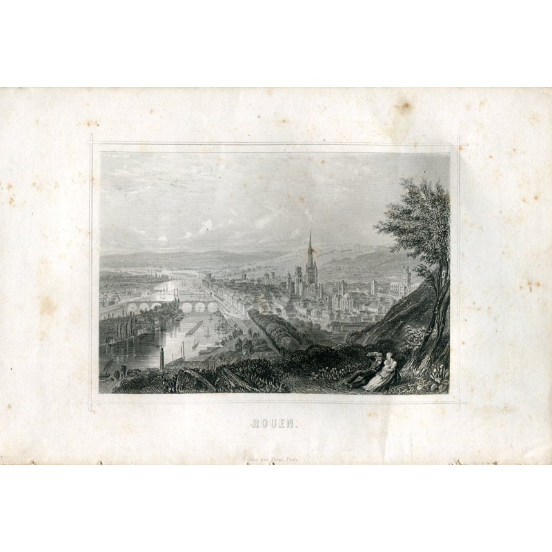 Rouen-Stich, herausgegeben von Furne, Paris.