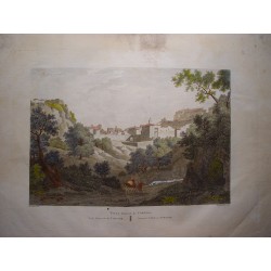 España. Cataluña. Tarragona. «Vista general de Tortosa» Alexander Laborde (1810-11).