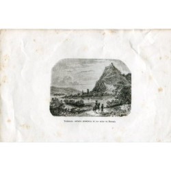 Vicegrad, ancienne résidence des rois de Hongrie, gravure