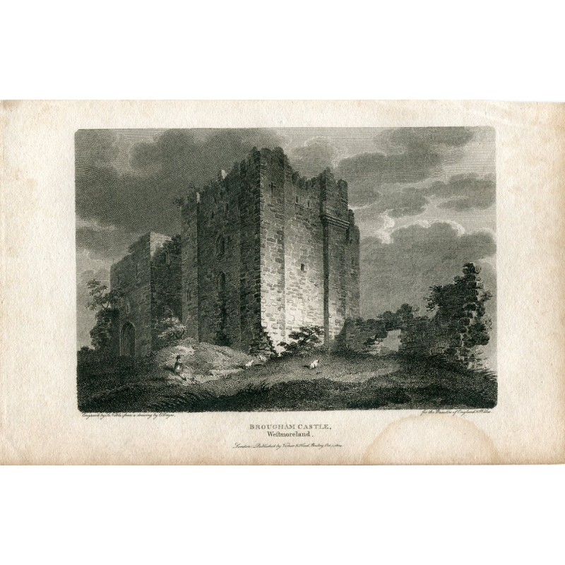 Brougham, Westmorland engraved by S. Noble from a drawing by E. Dayes.