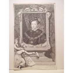 King Edward VI. Grabó George Vertue(Londres, 1684-1756)