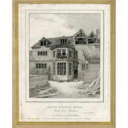 Prince Rupert's House Beech Lane Barbican engraved by JOHN Thomas Smith