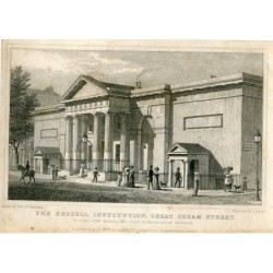 La Russell Institution, Great Coram Street, incisa da J. Carter da un disegno di H. Shepherd