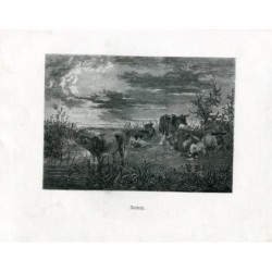 Abendruhe-Stich aus dem 19. Jahrhundert