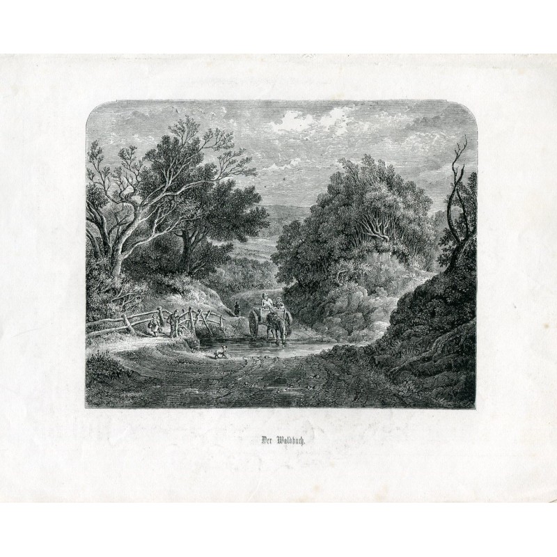 Autriche. Le Waldbach, gravé par Christoph Nathe en 1805