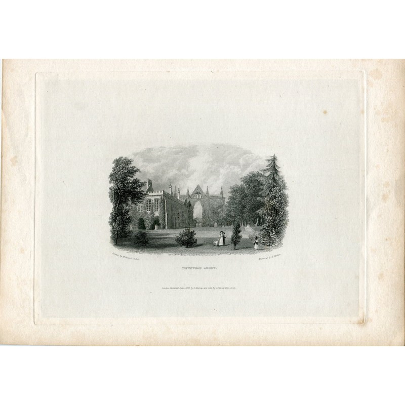 Abbazia di Newstead incisa da E. Finden Disegnata da W. Westall