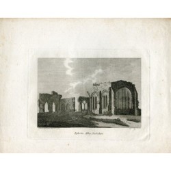 Abbaye d'Egleston, Yorkshire gravée par Newton et publiée par S. Hooper en 1787.
