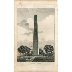 Bunker Hill Monument, nach Hammatt Billings (Boston, 1818–1874).