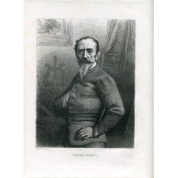 Retrato. Horace Vernet. Dibujó y grabó Masson 1890