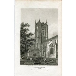 Chiesa di Swaffham, Norfolk, incisa da F. Hay da un disegno di F. Mackenzie