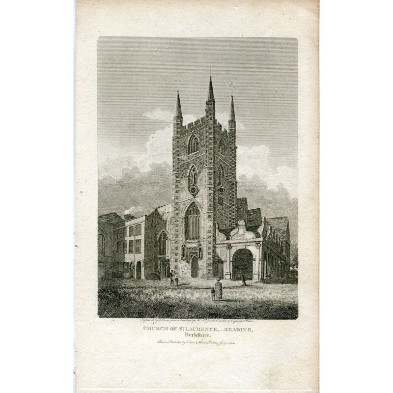 Kirche St. Laurence, gestochen von J. Owen nach einer Zeichnung von J. Neil