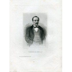 Portrait. Théodore de Banville. Enregistré Charles Geoffroy