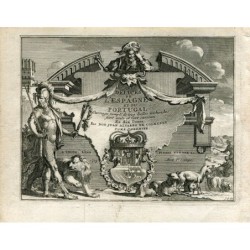 Cover of Les delices de l'Espagne et du Portugal tome premiere by Pieter Vander Aa, (Alvarez de Colmenar) 1715