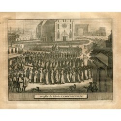 Processione dei Pelerins á Compostelle di Alvarez de Colmenar, 1715