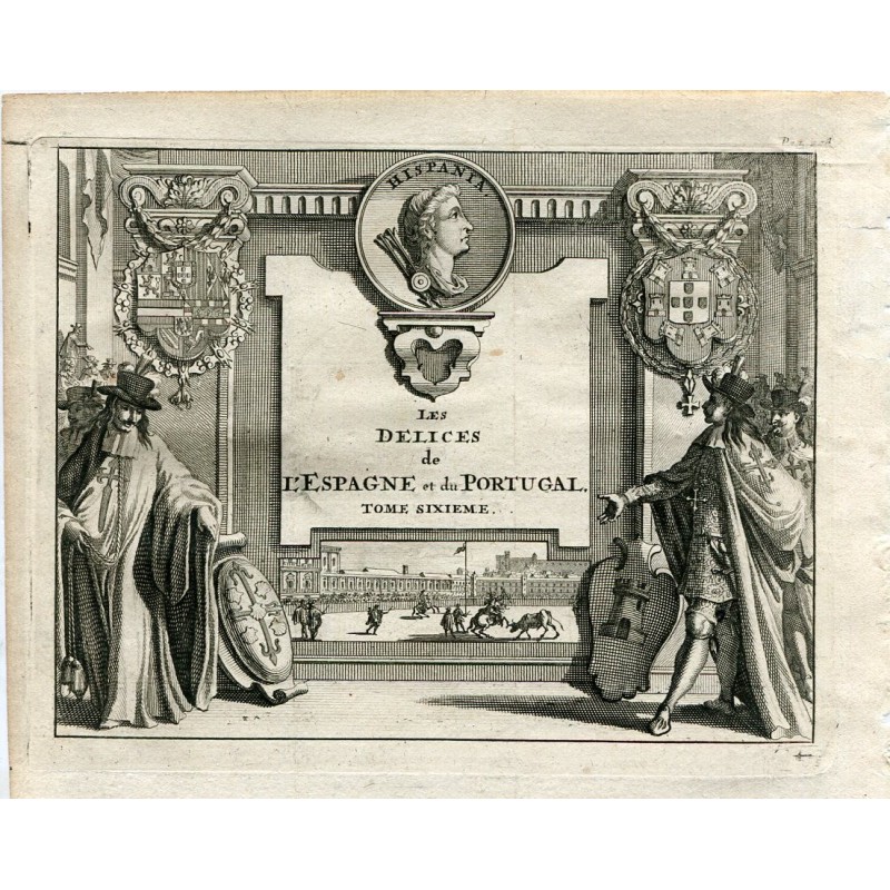 Cover von Les delices de l'Espagne et du Portugal Band 6 von Pieter Vander Aa, 1715 (Alvarez de Colmenar)