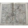 Karte der Umgebung von Paris. Tardieu und Vuillemin (1863)
