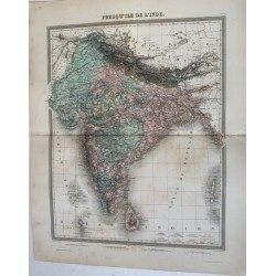 Tardieu Map of India, 1874
