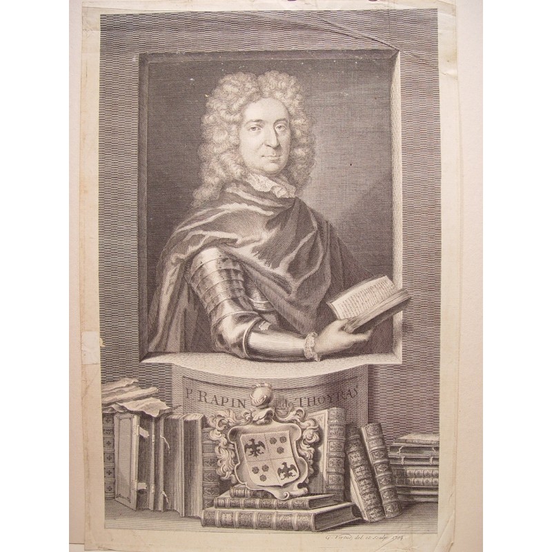 R. Rapin de Thoyras. Gravé par George Vertue (Londres 1684-1756).