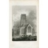 Chiesa di Northleach, Gloucestershire, disegnata e incisa da H. Veil nel 1804