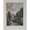 Kloster Montserrat - Alexandre Laborde - Antike Gravur - 1806