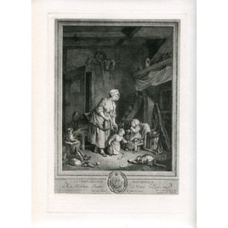Complaisance maternelle, gravé par de Launay, copie de Freudeberg