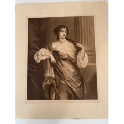 Jeune homme gravé par Minnie Cormak et signé à la main