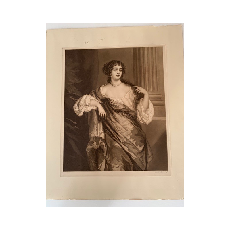 Young man engraved by Minnie Cormak and hand signed