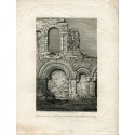 Vestiges de St. Andrews, Priory, Rochester gravés par J. Tyrel