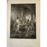 1855. Les forges engraving by Delaistre for Milton's 'Paradise lost'