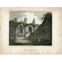 Interior of the Chapel of Holyrood grabado por J. Greig en 1815