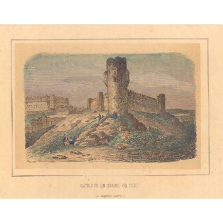 Spain. Toledo. 'Castillo de San Servando'