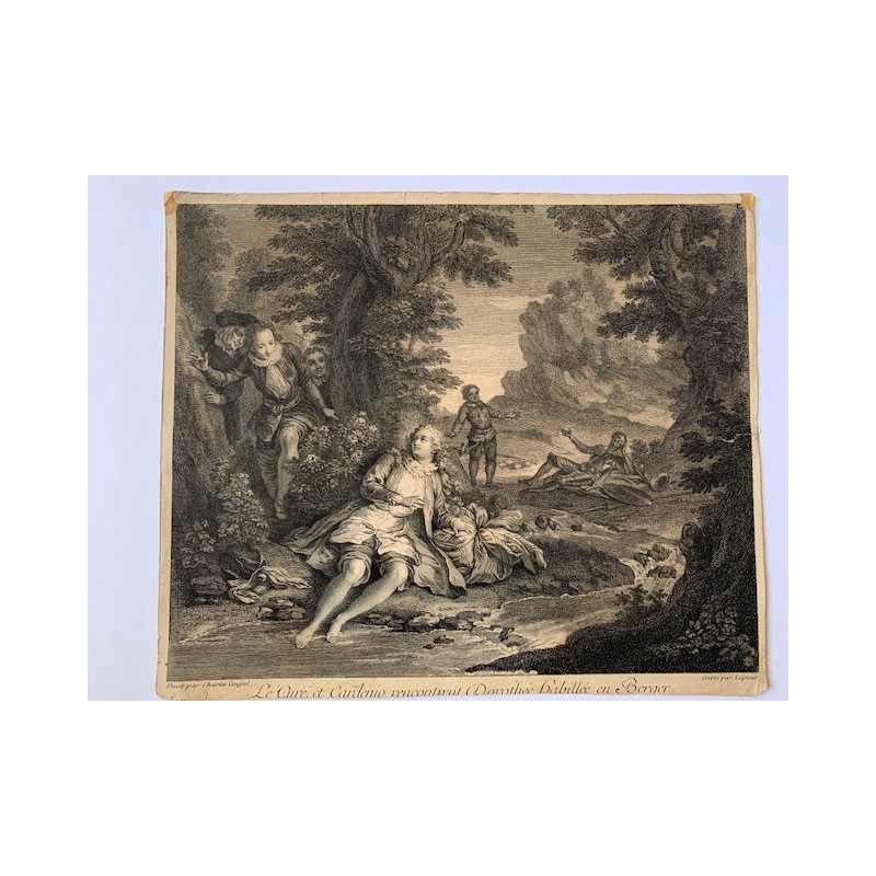 Dopo Charles Coypel, il Curato e Cardenio incontrano Dorothee vestita da pastore (Don Chisciotte)