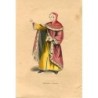1844. Costume of a government magistrate in Florence, 15th century