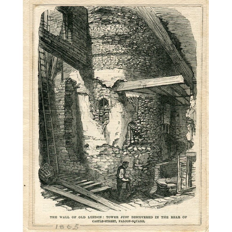 1865. Il muro della vecchia Londra.