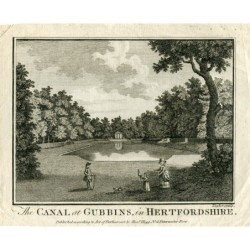 Der Kanal bei Gubbins in Hertfordshire, gestochen von Taylor 1800