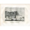 Montserrat Monastery, lithograph by Perez y Donon.1844