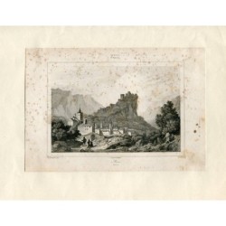 Arco, Tyrol, engraved by Boisseau after a drawing by Vanderbuch