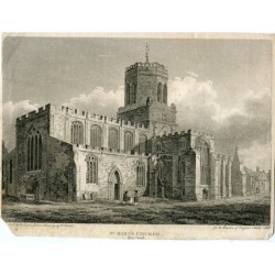 St. Mary's Church engraved by W. Angus from a drawing by W. Carter.