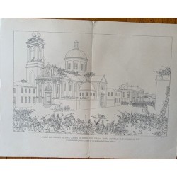 Angriff spanischer Truppen auf das Kloster Santo Domingo in Buenos Aires im Jahr 1807