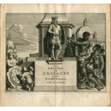 Alphonsus I Lusit Rex. Grabado por Pieter Van der Aa, 1707.