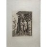 Cristo al Limbo con Adamo ed Eva, da Marcantonio Raimondi - Heliogravure del XIX secolo