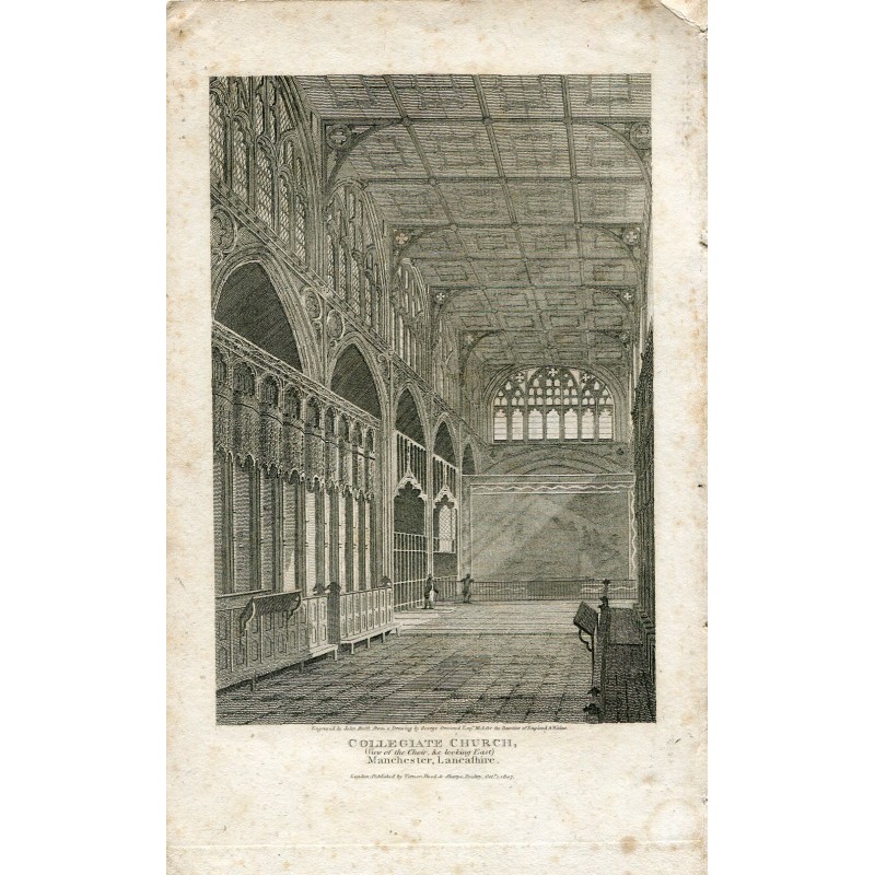Chiesa Collegiata incisa da John Smith, disegnata da George Ormerod 1807