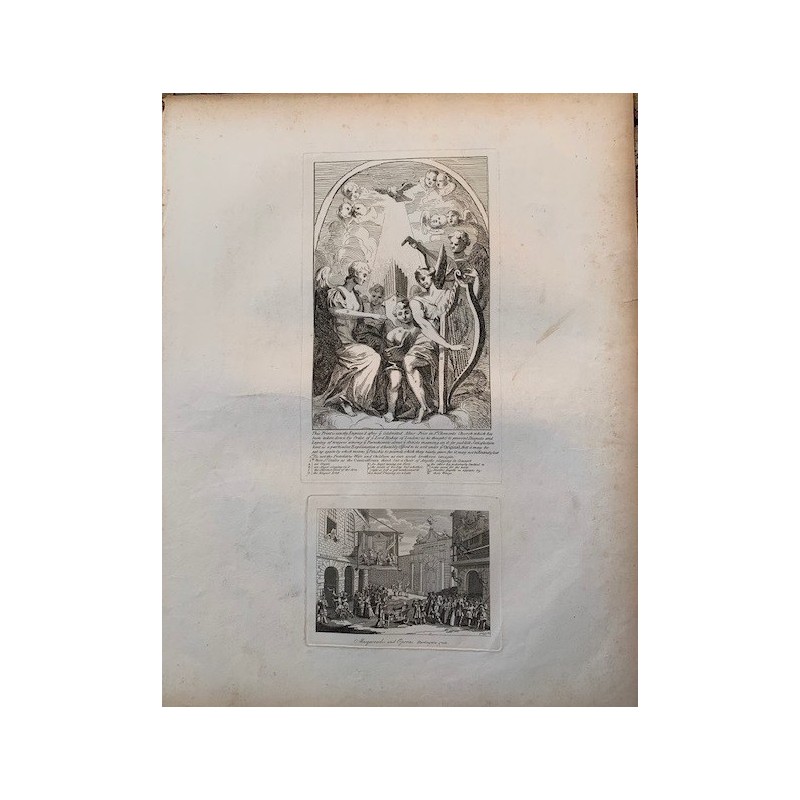 Altar-piece at St. Clement's and Masquerades and Operas – Burlington Gate. Heath edition 1822