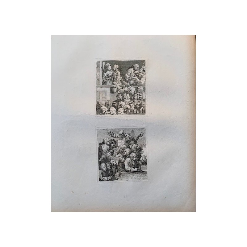 The Laughing Audience / A Chorus of Singers. William Hogarth, 1822