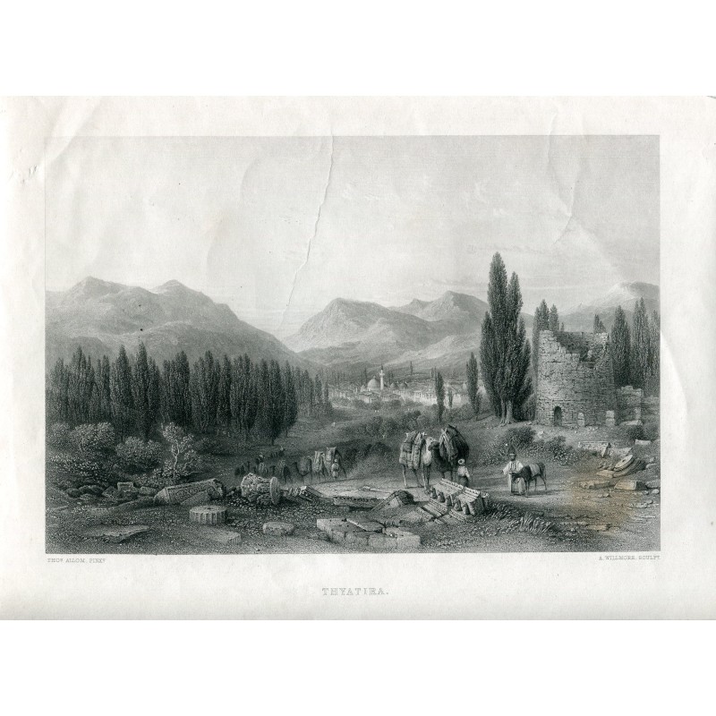 Türkei. Thyatira, 1860 von A. Willmore gestochen, gezeichnet von Thomas Allom