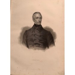 Lamartine inciso da Pelée stampato da F. Chardon