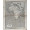 Carte de l'Afrique. Gravé par R. Alabern (1852)