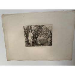 Il Battesimo di Cristo nel fiume Giordano di Amand-Durand da Lucas van Leyden, 1883