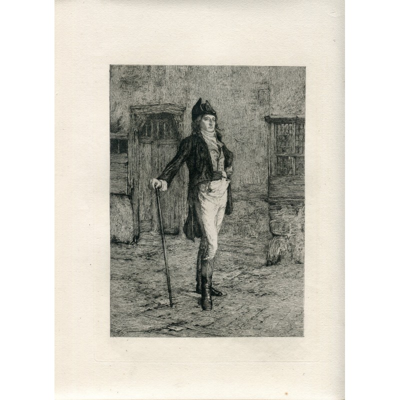 Ritratto di un soldato - Da William Quiller Orchardson - stampa del 1881