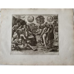 Bible de Raphaël - Le songe de Joseph, Genèse 37 - gravure de 1674